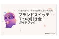 支援数5000件超のマーケター陣による“実践知×購買心理研究に基づいたブランドスイッチ７大トリガー”を公開