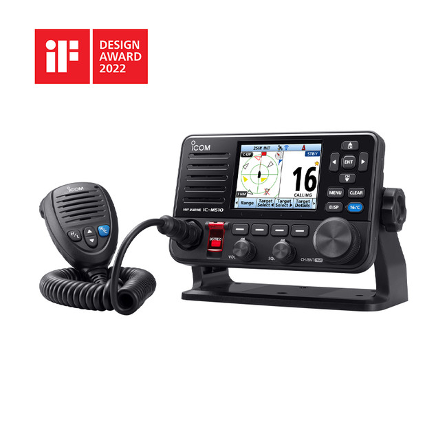 受賞した 国際VHFトランシーバーIC-M510