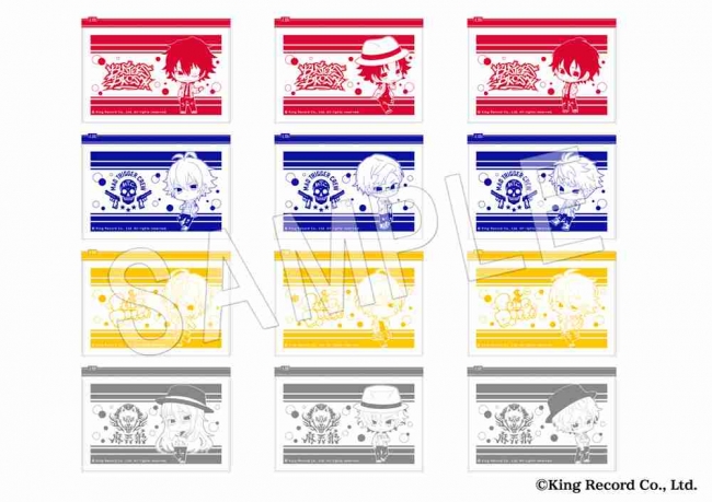 ■フラットポーチ(全12種) 　　税込540円