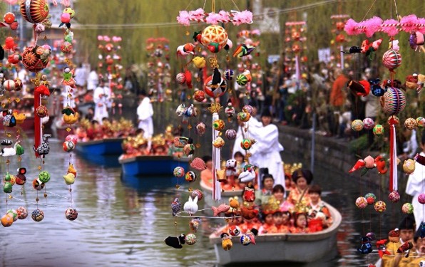 柳川雛祭り「さげもんめぐり」