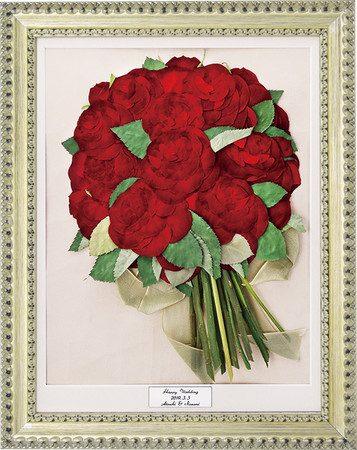 プロポーズのバラの花束を半永久的に美しいまま保存加工 押し花 の新商品登場 シンフラワー 株式会社のプレスリリース