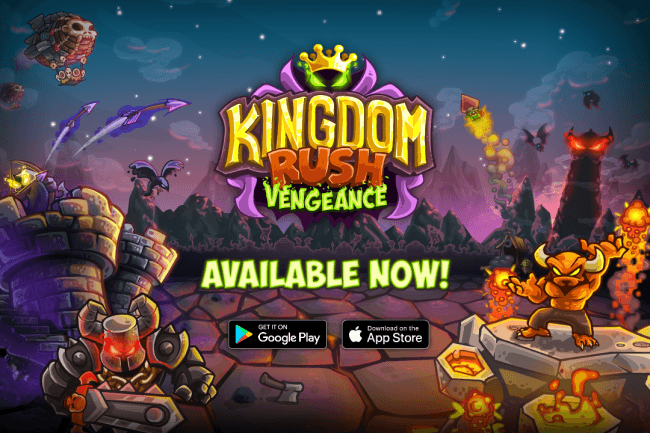 タワーディフェンスの最高峰 Kingdom Rush Vengeance キングダムラッシュヴェンジャーズ グーグルプレイ アップルアプリストア世界同時リリース Ironhide Game Studiosのプレスリリース