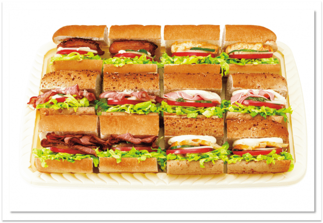 クリスマス 年末年始のパーティシーンを サンドイッチで彩ろう パーティートレイを11 6 水 新発売 6種のメニューをシェアできるセットを特別価格で提供 日本サブウェイ合同会社のプレスリリース
