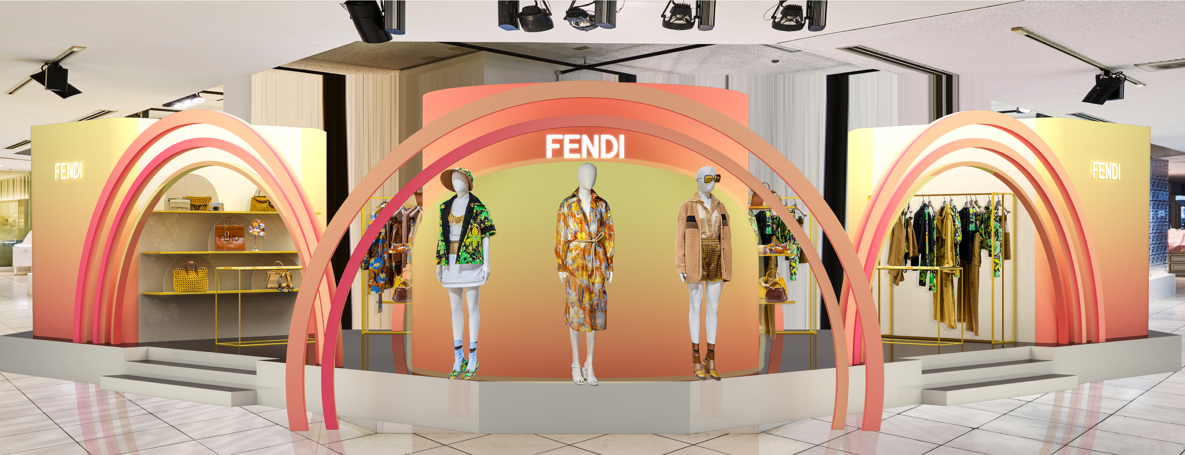 フェンディ、2020年春夏コレクションポップアップイベント「フェンディ ソーラー ドリーム」を開催！
