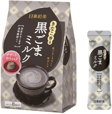 日東紅茶 きなこ香る黒ごまミルク 新発売 三井農林株式会社のプレスリリース