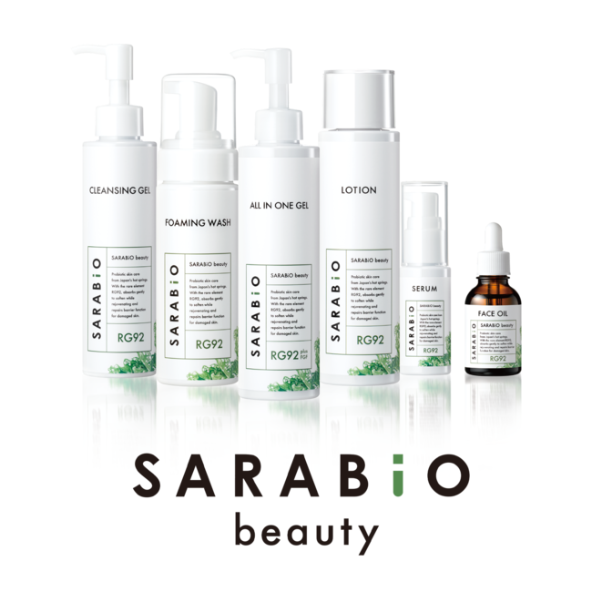 温泉プロバイオティック発想のスキンケアブランド SARABiO beauty