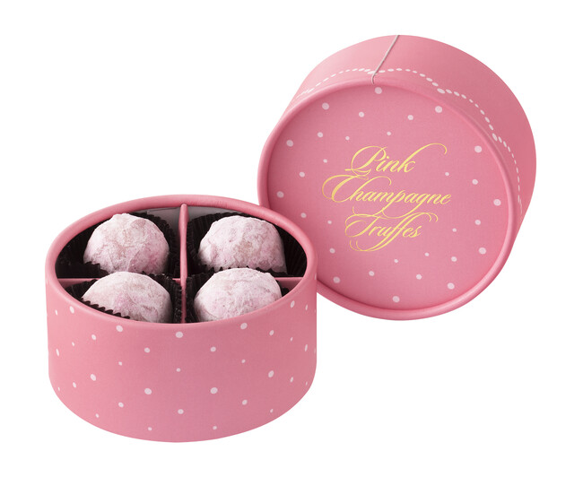 ピンクシャンパントリュフ（4個入り） [価格]￥1,944(税込)