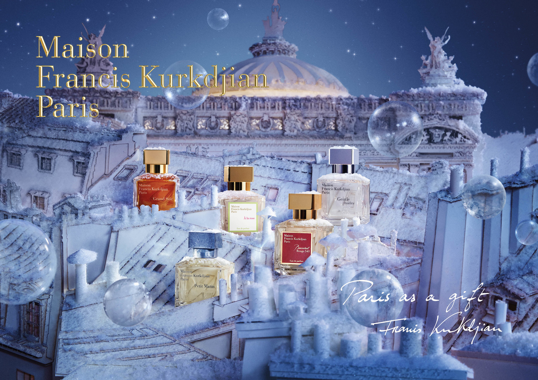 パリ発、注目のフレグランスメゾン「メゾン フランシス クルジャン」から、11月11日（水）、8種の香りが一度に楽しめる2つのクリスマスコフレが
