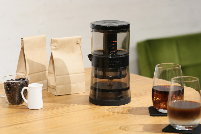 たった４分でコールドブリュー！遠心力で抽出する新発想のコーヒーメーカー 「G-PRESSO（ジャイロプレッソ）」いよいよMakuake（マクアケ）にて先行予約販売開始｜株式会社MEDIKのプレスリリース