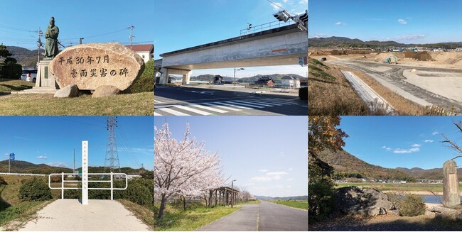 ＜真備地区のサイクリングコース　※倉敷市ホームページより＞