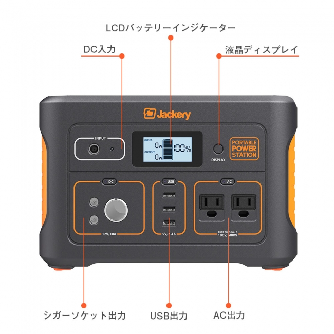 Jackery ポータブル電源 700 大容量194400mAh/700Wh生活家電 - その他