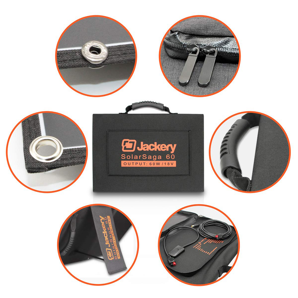 Jackery】最大60W/18Vの出力が可能な折りたたみ式ソーラーパネル「Jackery SolarSaga 60」を発売｜Jackery  Japanのプレスリリース