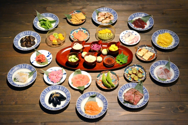 様々な食材を選べるのが楽しい「手毬寿司づくり体験」