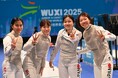 【フェンシング】2025ジュニア世界選手権(中国/無錫)女子フルーレ団体で日本チームが銅メダル獲得!