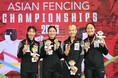【フェンシング】アジア選手権(インドネシア/バリ)女子サーブル団体で初の金メダル優!