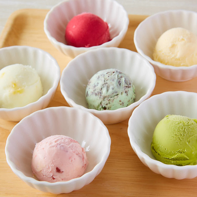 バリエーション豊かなアイスクリーム