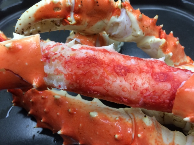 大洗 蟹と海老の専門店かじま「たらば蟹まるごと一本焼き」