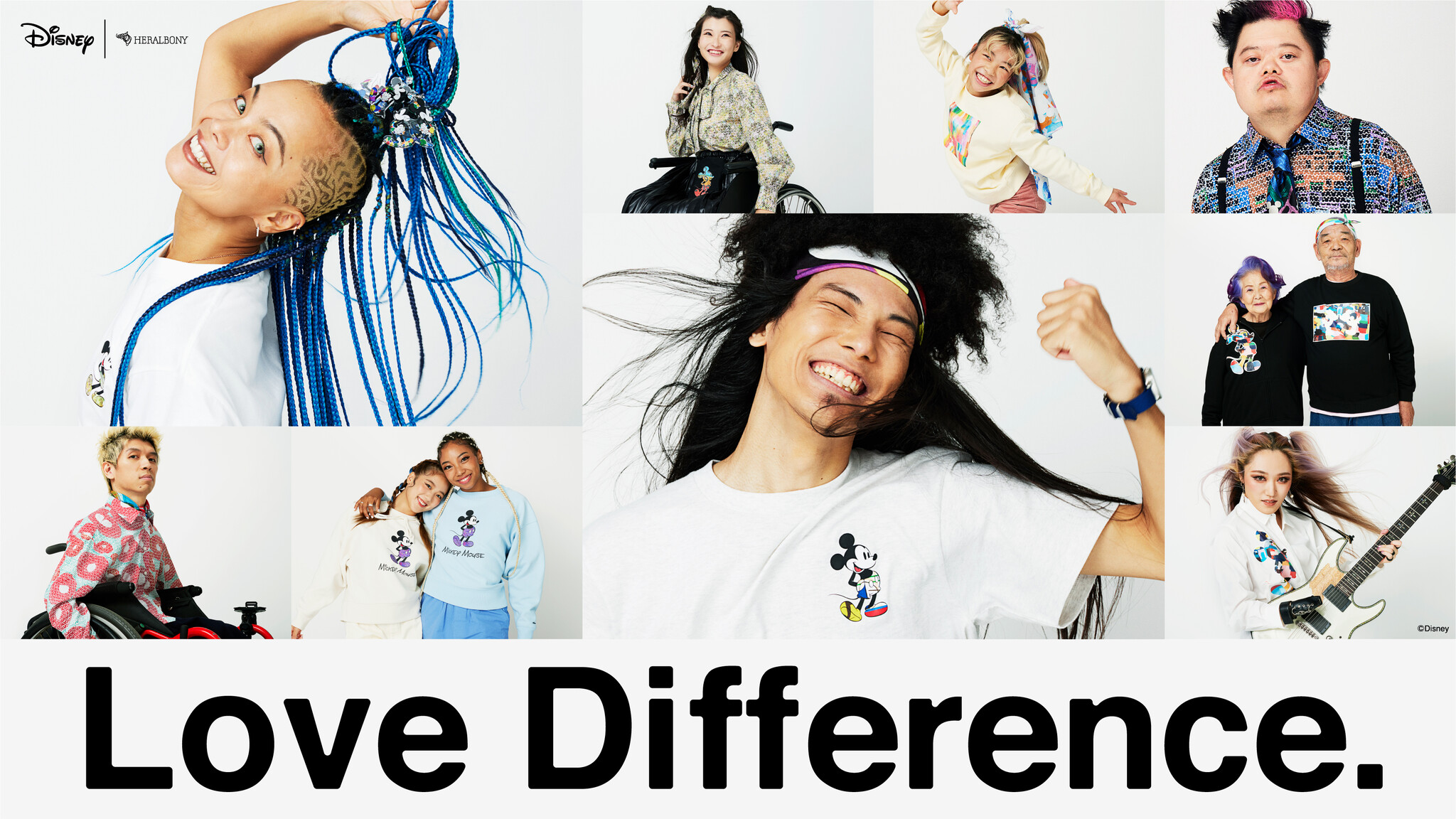 Love Difference ちがいを愛する 世界がひろがる ヘラルボニーがディズニーコレクションを発表 ヘラルボニーのプレスリリース