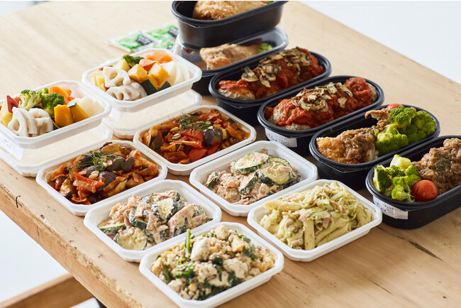 5食プランお届けイメージ 5食プランお届けイメージ