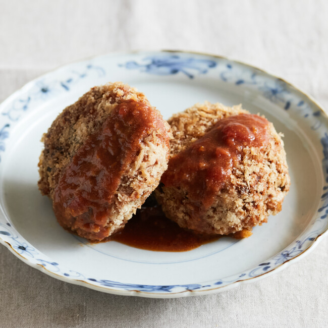 メンチカツブラウンソース添え メンチカツブラウンソース添え