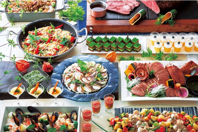 日本の夏のおもてなしをテーマにした料理メニュー