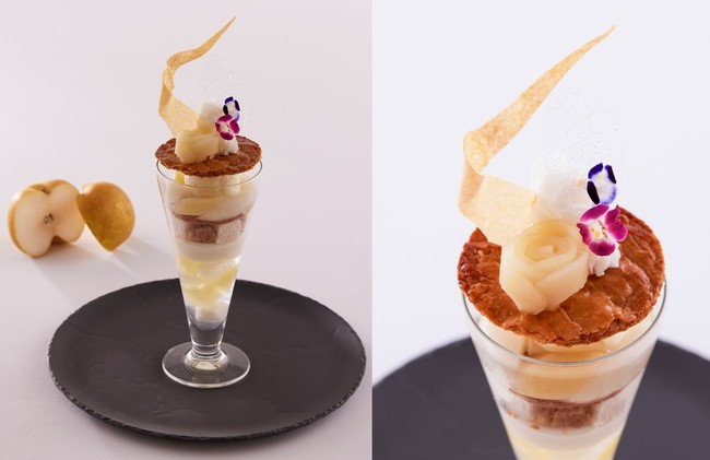 WHITEー和梨と洋梨のパフェー WHITEー和梨と洋梨のパフェー