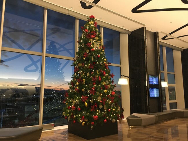 クリスマスツリー(画像は2019年ロビー展示時のものです) クリスマスツリー(画像は2019年ロビー展示時のものです)