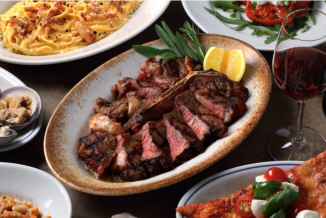 T-ボーンステーキ ビステッカコース(1月1日ディナー提供予定) T-ボーンステーキ ビステッカコース(1月1日ディナー提供予定)