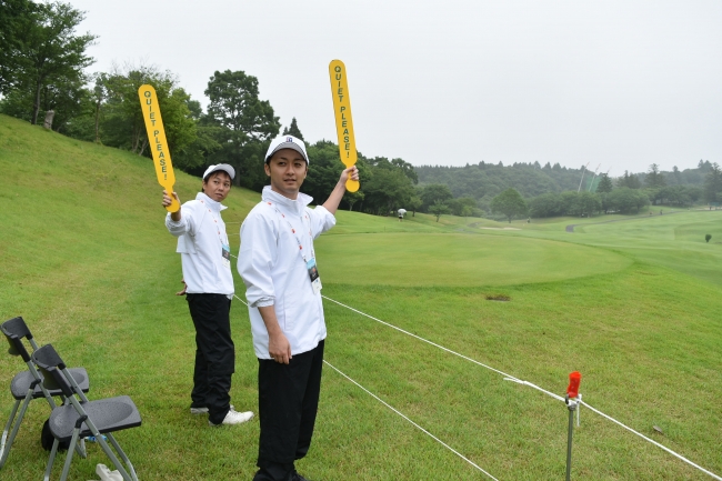 全国ゴルフ場・練習場のスタッフが大会ボランティアに参加