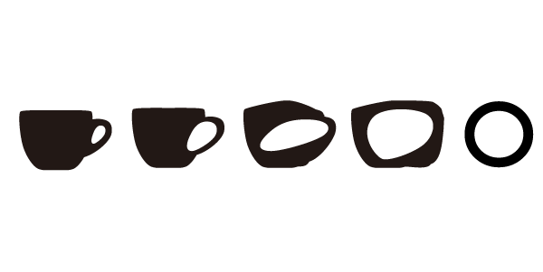 コーヒーカップとドーナツは、トポロジー的に同じ形