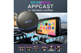 KEIYO APP CASTシリーズ新商品 無線接続Car Playに接続して、動画配信サービスなどさまざまなAndroidアプリケーションが楽しめる。AN-S154発売。