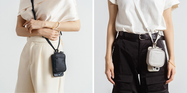 ソフトバックパック ベビーサイズ + iPhoneケースセット(左)、ウィークエンドカメラバッグ ベビーサイズ + iPhoneケースセット(右) ソフトバックパック ベビーサイズ + iPhoneケースセット(左)、ウィークエンドカメラバッグ ベビーサイズ + iPhoneケースセット(右)