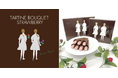 花とチョコレートのブランド「タルティン」新商品「タルティンブーケ(ストロベリー)」発売9月10日(水)より阪急 うめだ本店にて先行販売