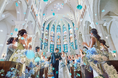 倉敷の結婚式場「ヴェルジェくらしき」で大感謝祭を開催！歴史あるブルーのステンドグラスが彩る大聖堂で模擬挙式や記念日フォト、キッチンカーなど多彩なイベントを実施
