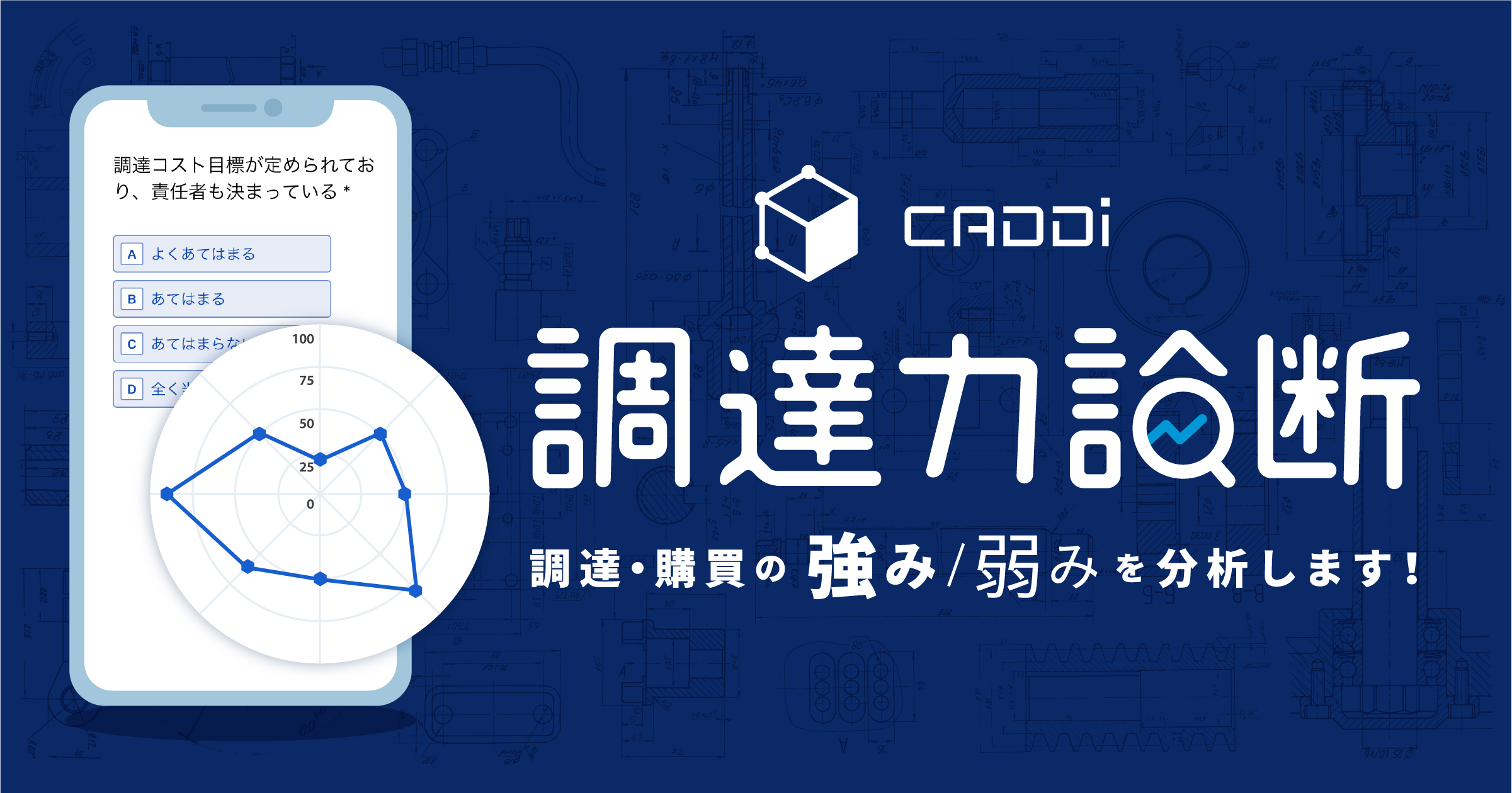 製造業の受発注プラットフォームcaddi 調達力診断キャンペーンを実施 キャディ株式会社のプレスリリース