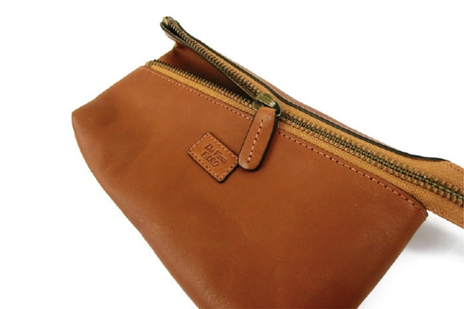 フレグランスレザー　AROMA Leather Goods Zipper Case - L ダヴィンチ ファーロ　Davinci FARO
