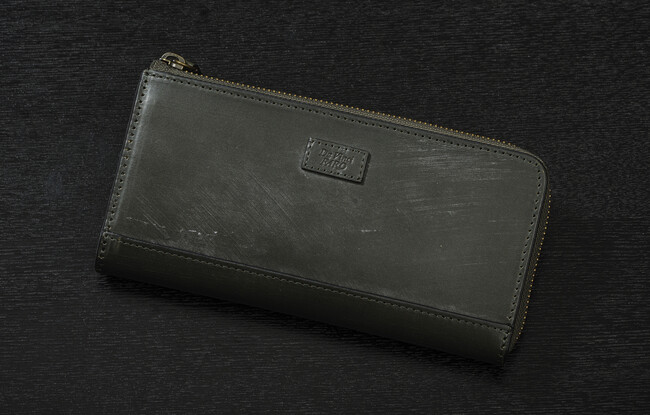 ダヴィンチファーロのコレクション「BRIGHTON Oak Bark L-zip Long wallet (wide type)」