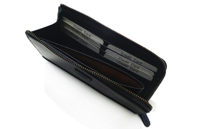 ダヴィンチファーロのコレクション「BRIGHTON Oak Bark L-zip Long wallet (wide type)」Goodpoint