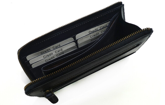 ダヴィンチファーロのコレクション「BRIGHTON Oak Bark L-zip Long wallet (wide type)」Goodpoint