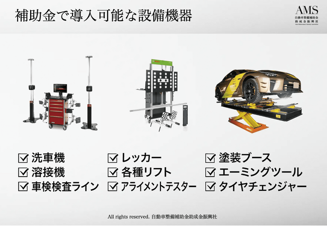 コロナ禍でお困りの事業者の方に 自動車整備補助金助成金振興社と共同