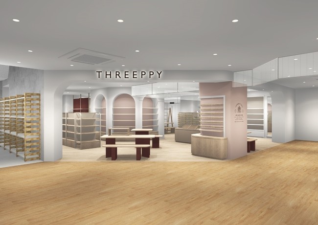 THREEPPYイオンモールとなみ店（イメージ）