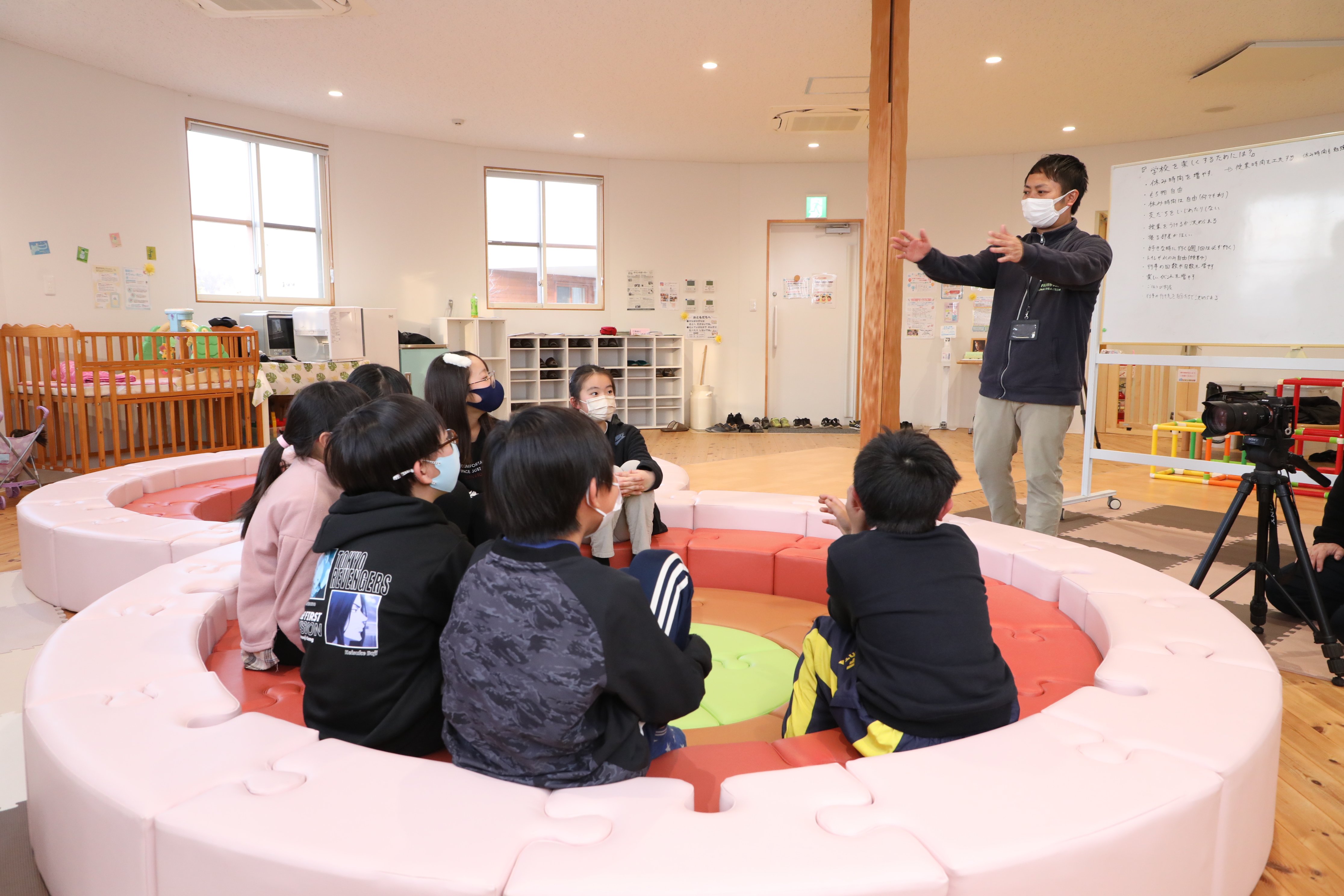 ふじおか幼稚園が考える15年後のリーダーシップを発揮できる人材になる為のスペシャル講座を開催 5 9自分の意見が言える 人の考えが聞ける わくわくディスカッション講座を実施 学校法人しずわでら学園 認定こども園 ふじおか幼稚園のプレス