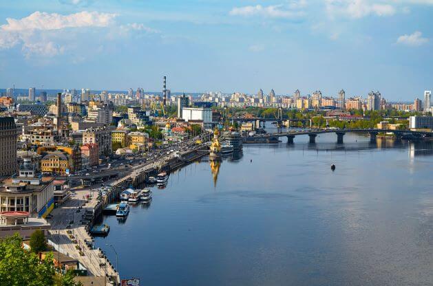 ウクライナ首都キエフ