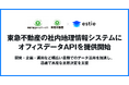 estie、東急不動産の社内地理情報システムにオフィスデータAPIを提供開始