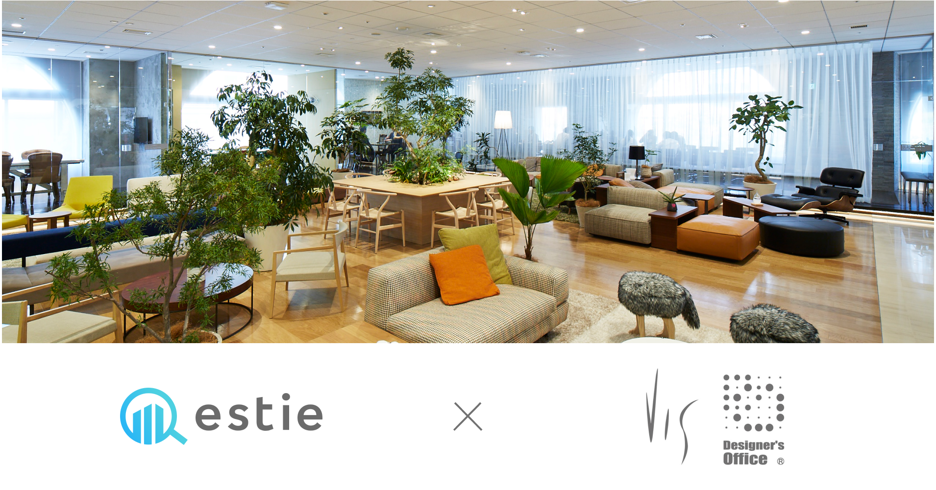 オフィス移転のプラットフォームestie（エスティ）、オフィスデザイン大手のヴィスと提携。ポストコロナ時代の新しいオフィススタイルを提案可能に。