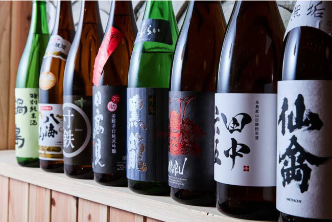 毎週2～3種は入れ替える日本酒ラインナップ