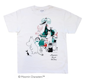 展覧会のメインビジュアルがTシャツに！キッズTシャツ（サイズ120／140）各2100円（税別）