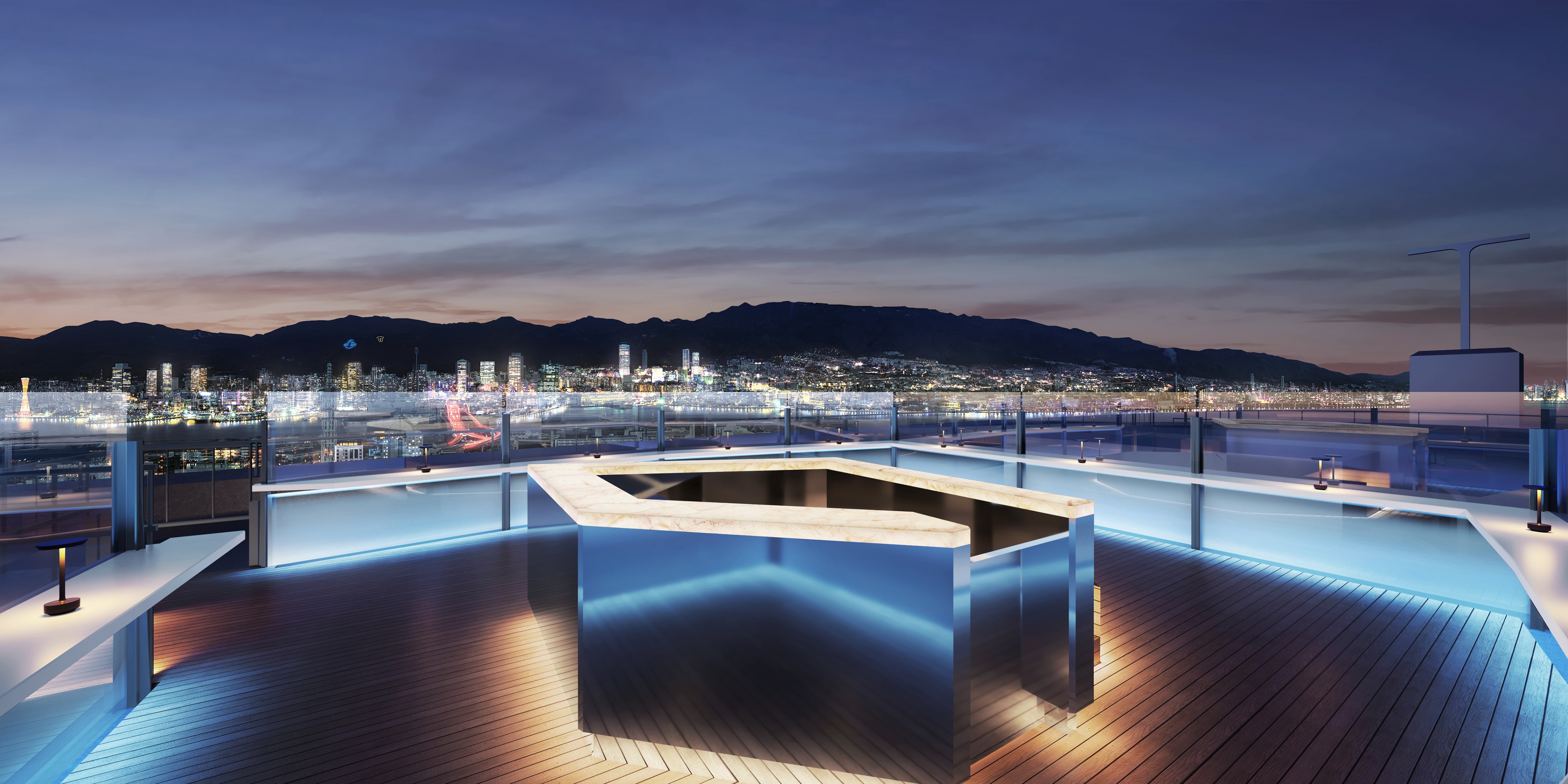 神戸ポートピアホテル 屋上テラス ソラフネ神戸 22年7月29日オープン 株式会社神戸ポートピアホテルのプレスリリース