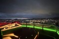 地上110mをGREENに染めて、神戸ストークスを“全緑“応援！9/26、27の2日間、ホテル屋上の展望施設「ソラフネ神戸」が緑色照明に