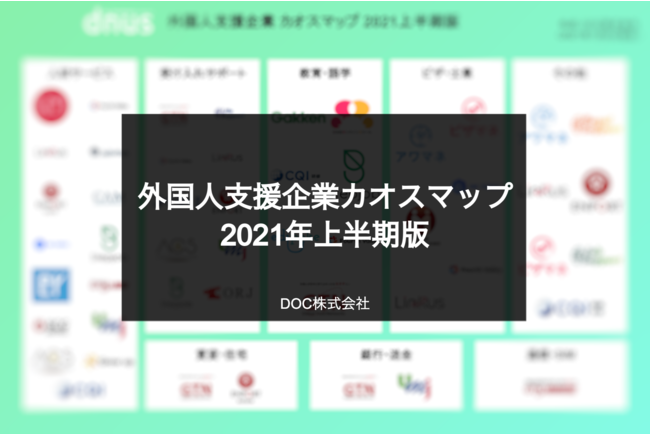 外国人支援企業カオスマップ2021上半期版